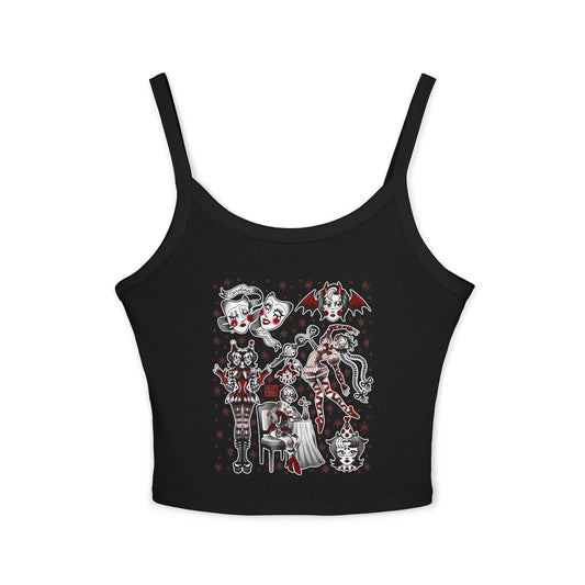Circus Romance Flash Art Tank Top