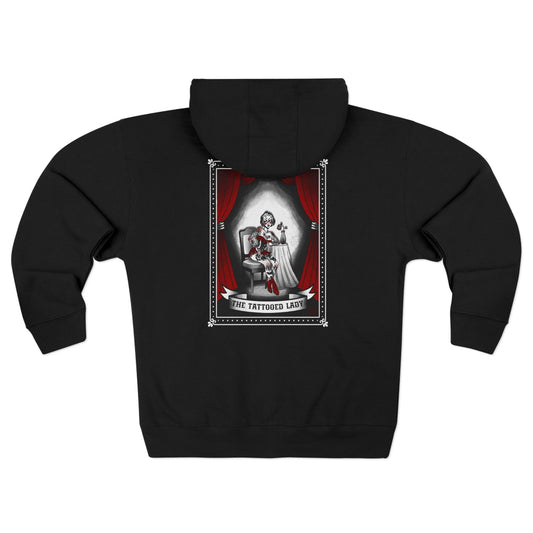 Circus Romance Hoodie (The Tattooed Lady)