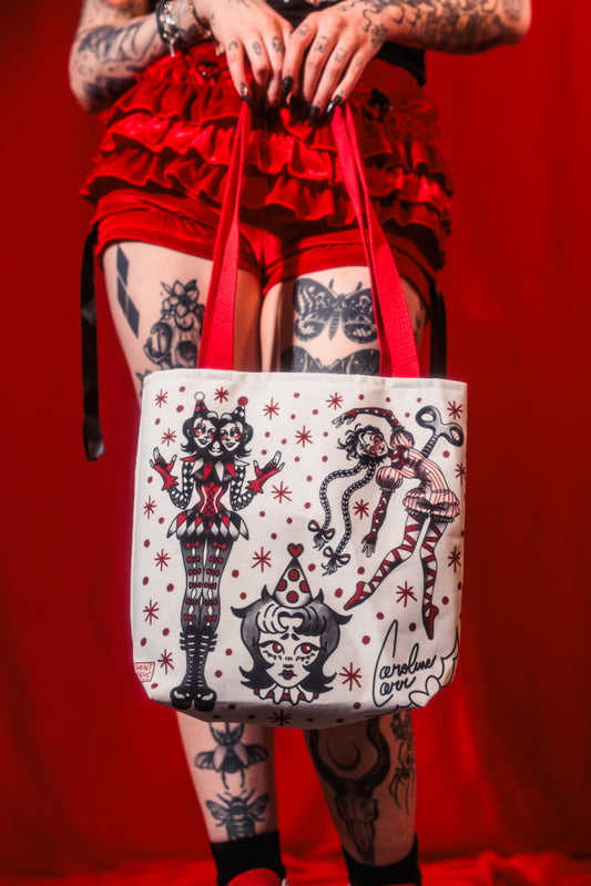 Circus Romance Tote Bag
