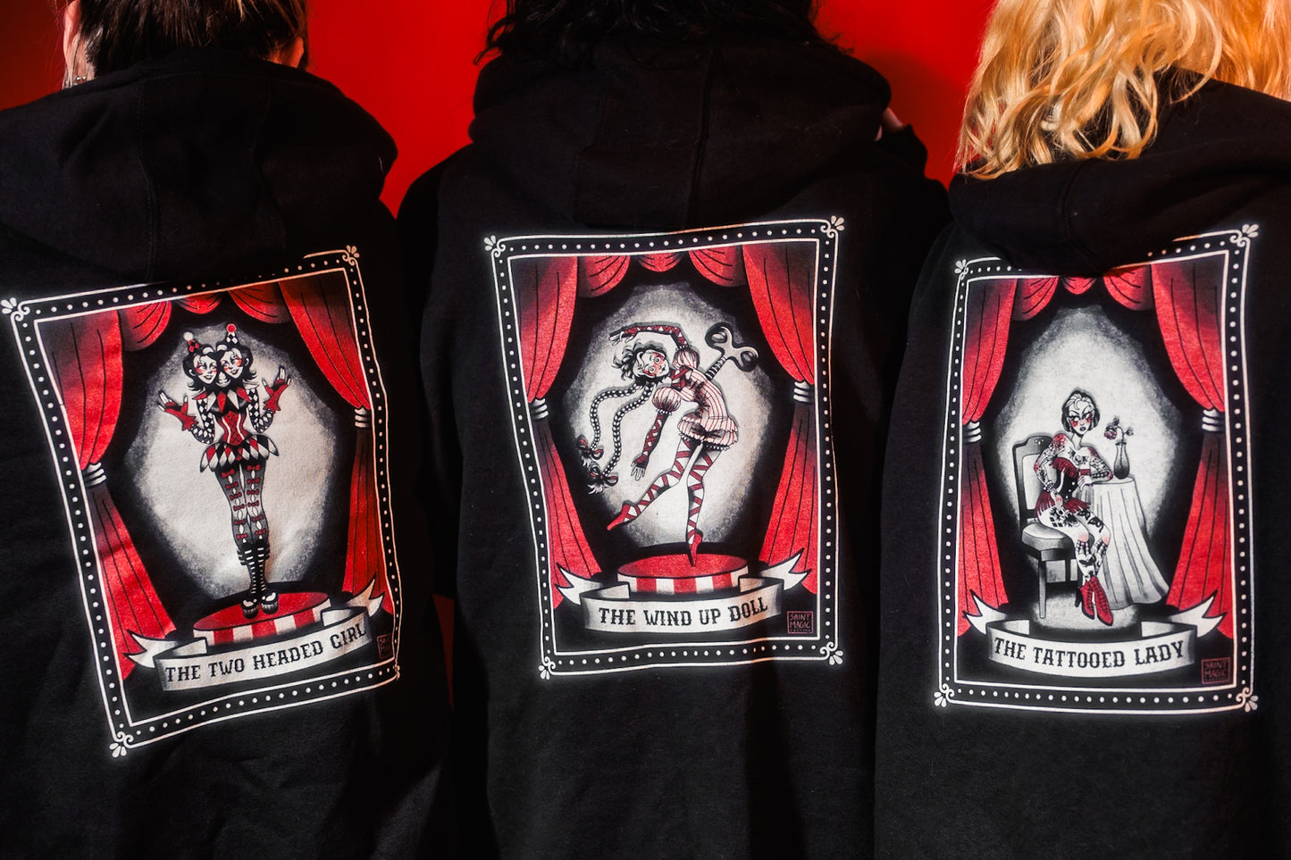 Circus Romance Hoodie (The Two Headed Girl)