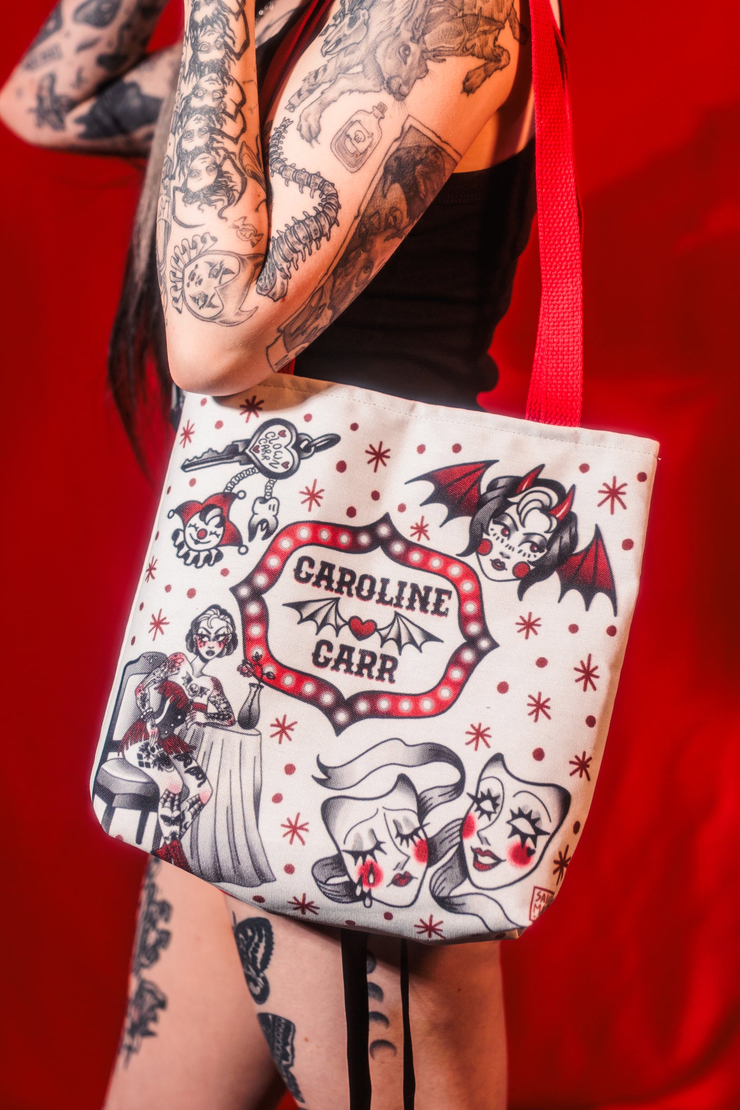 Circus Romance Tote Bag